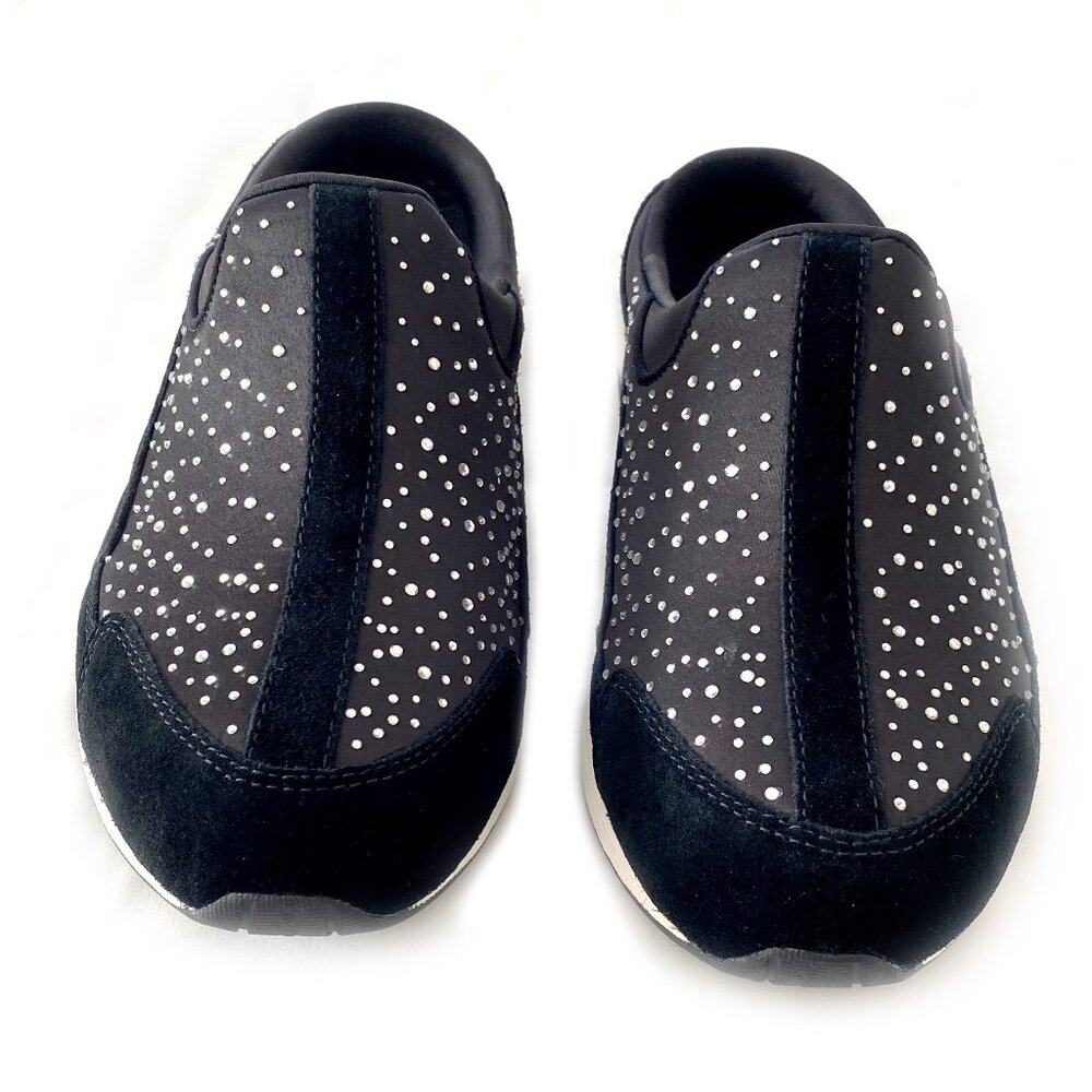 Easy Spirit Slip on Traveltime Black Clogs Wide (9WW)